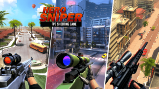 Hero Sniper FPS Shooting Games screenshot 5