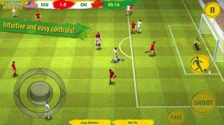 Striker Soccer Brazil screenshot 1