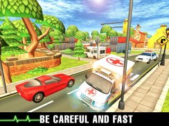 911 Ambulance Emergency Rescue: Ambulans Kota Sim screenshot 5