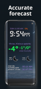 Weather Night Dock with clock screenshot 5