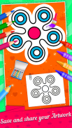 Fidget Spinner Coloring Book screenshot 0