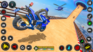 Police bike Stunt Bike Racing screenshot 4