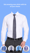 Man Shirt with Tie Photo Edito screenshot 2