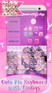 Cute Pic Keyboard with Smileys screenshot 5