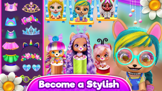 Hairstyle: pet care salon game screenshot 9