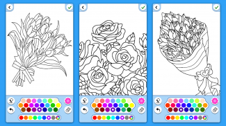 Colorir adultos: Flores screenshot 5