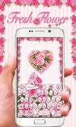 Fresh Flower GO Keyboard Theme screenshot 0