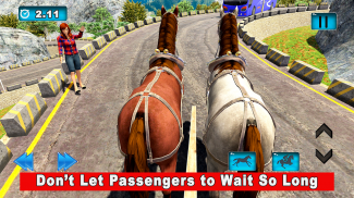 Horse Taxi 2019: Offroad City Transport Game screenshot 1
