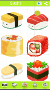 Sushi Bar Color By Number Sushi Rolls screenshot 4