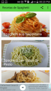 Recetas de Spaghetti screenshot 2