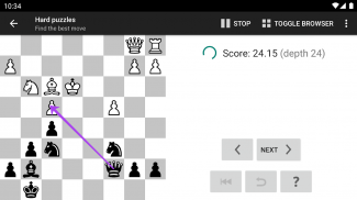 Problemas de ajedrez (puzzles) screenshot 4