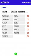 Kitchen calculator and converter screenshot 3