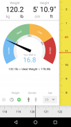 IMC Calculadora - Peso Ideal y Diario de peso screenshot 1