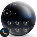 Spheres BlackBlue Contacts&Dialer Theme Icon