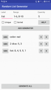 Persistent Random List Generat screenshot 0