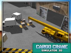 3D หนัก Cargo Crane จำลอง screenshot 6