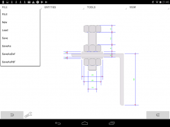 MobilCAD 2d CAD screenshot 1