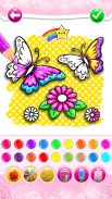 Glitter Butterfly Coloring - L screenshot 0