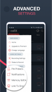 Automatische Aufnahme / Anruf Aufzeichnen - callX screenshot 1