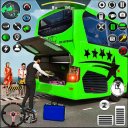 Coach Public Tourist Bus Game Icon