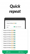 ตัวทำซ้ำข้อความ: ทำซ้ำข้อความ screenshot 4