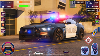 Police Car Chase Parking Games screenshot 2