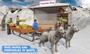 Snow Dog Sledding Transport Games: Winter Sports screenshot 6
