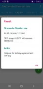 Glomerular filtration rate screenshot 1