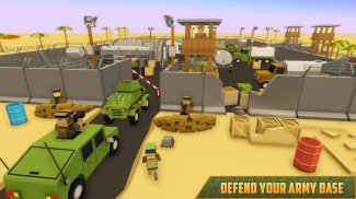 Blocky Army Base: Modern War Strike screenshot 1