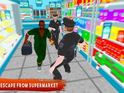 Gangster fuga Supermercato 3D screenshot 7