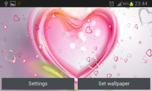 Pink Hearts Live Wallpaper screenshot 6