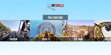VR Thrills: Roller Coaster 360 (Cardboard Game) screenshot 2