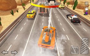 Ride Traffic Shooting Simulator: Free car driving screenshot 1