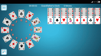 Grandfather's Clock Solitaire screenshot 2