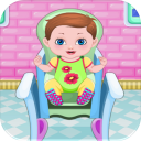 hungry baby caring - bath and dres up Icon