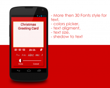 Christmas Greeting Cards Maker screenshot 5
