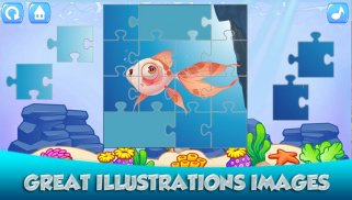 Fish Puzzles for kids & toddlers 🐳 screenshot 1