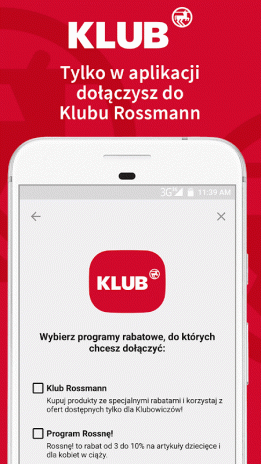 Rossmann klub aplikacja