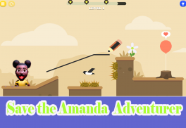 Save The Amanda Adventurerアマンダ screenshot 1