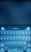 Blue Light Theme for Keyboard screenshot 1