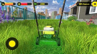 Lawn Mowing Grass Cutting Game screenshot 1