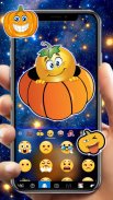 Galaxy Jack O Lantern 키보드 테마 screenshot 2