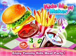 Kids Food Party - Burger Maker Food Games screenshot 2