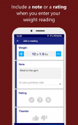 Weight Tracker screenshot 1