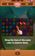 Jelly Garden Crush Saga screenshot 1