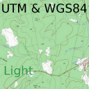 Топогеодезия UTM & WGS84 Light Icon