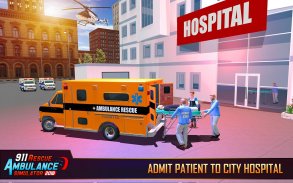 Emergency Ambulance Rescue Sim screenshot 0
