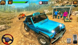 SUV Taxi Yellow Cab: Offroad NY Taxi Driving Game screenshot 2