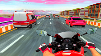 Traffic Bike Rider Game: Motorcycle Racing Games screenshot 0