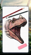 How to draw dinosaurs. Step by step lessons screenshot 10